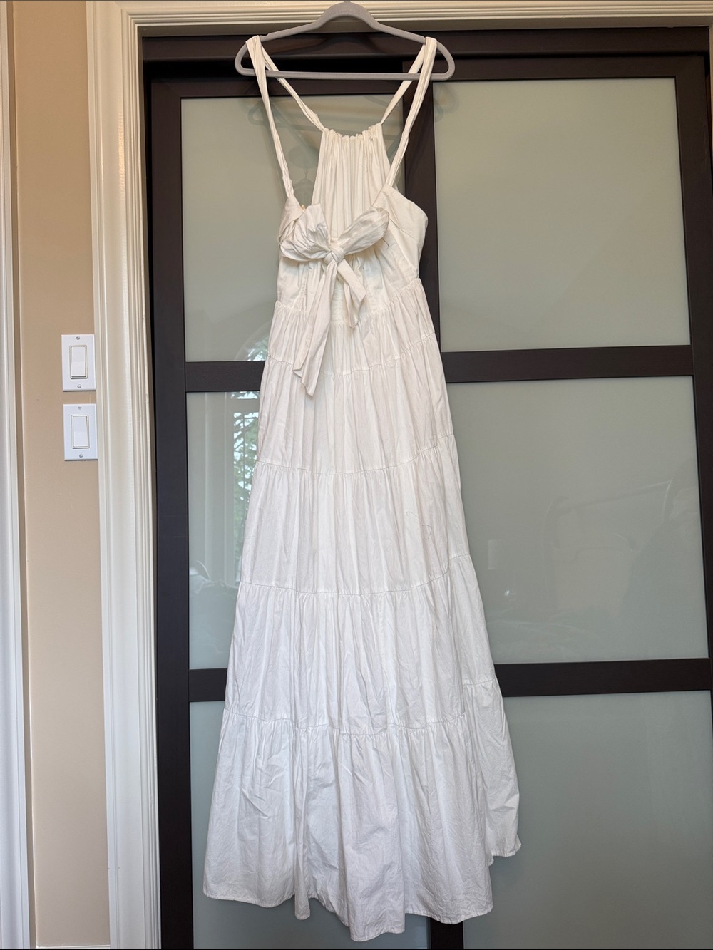 Anthropologie Forever That Girl White Tiered Maxi Sundress - Picture 2 of 8